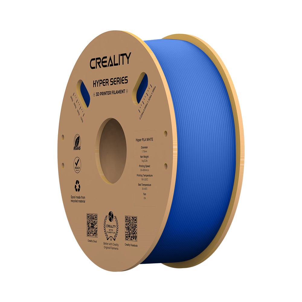 CrealityUAE FILAMENT CREALITY HYPER PLA Blue Filament 1.75mm 1KG