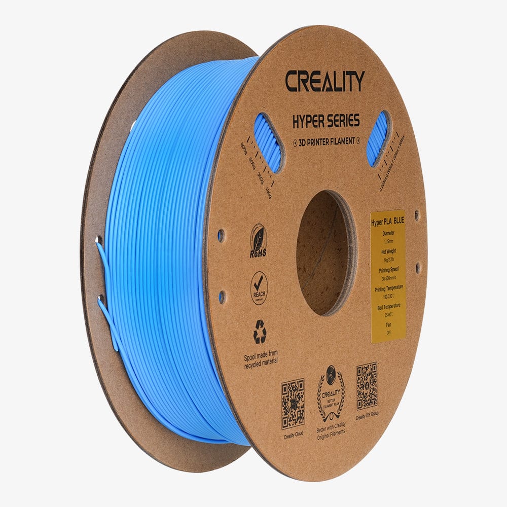 CrealityUAE FILAMENT CREALITY HYPER PLA Blue Filament 1.75mm 1KG (Re-stocking)