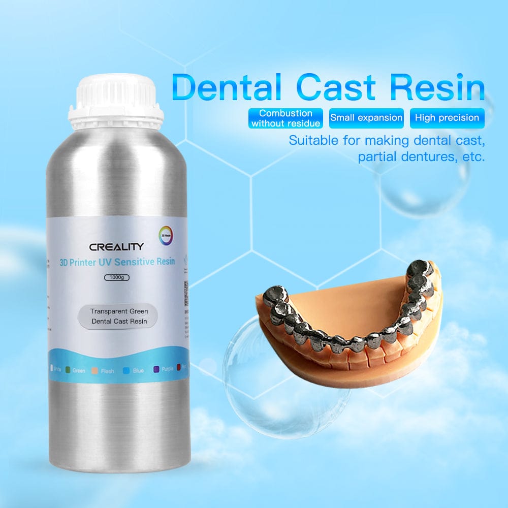 CrealityUAE LCD Dental Cast Resin 1000g - Coming
