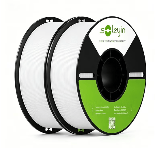 CrealityUAE FILAMENT CREALITY SOLEYIN ULTRA PLA WHITE+WHITE 2KG 1.75MM
