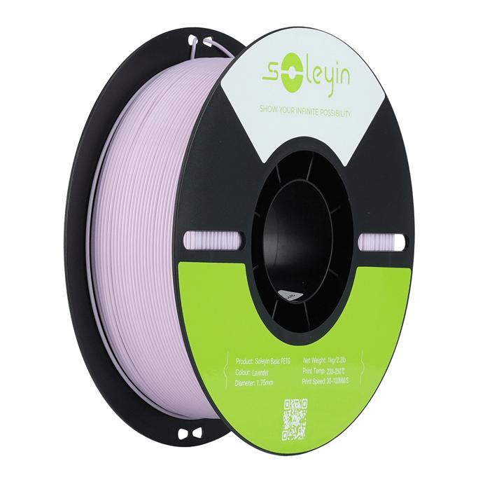 CrealityUAE Filament Soleyin Basic PETG Lavender 1KG 1.75MM