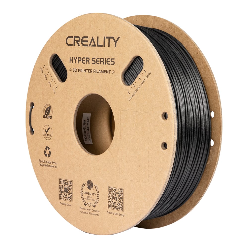 CrealityUAE Hyper PLA-CF Carbon Fiber Creality Filament 1.75mm 1KG