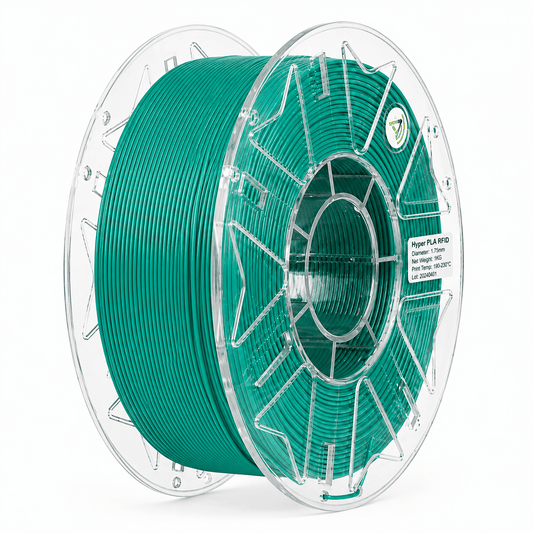 CrealityUAE Hyper PLA RFID Ultramarine Green Creality Filament 1.75mm 1KG