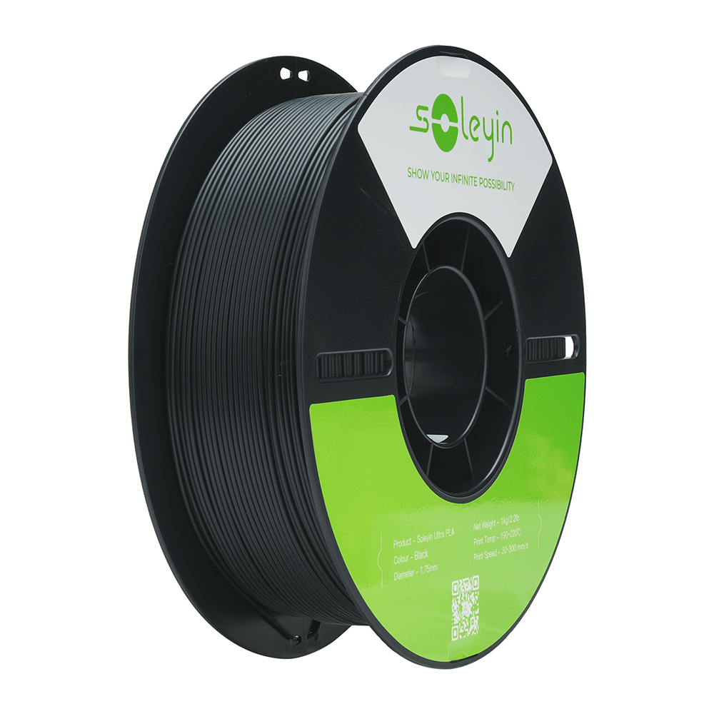CrealityUAE Soleyin Ultra PLA Black Creality Filament 1KG 1.75MM