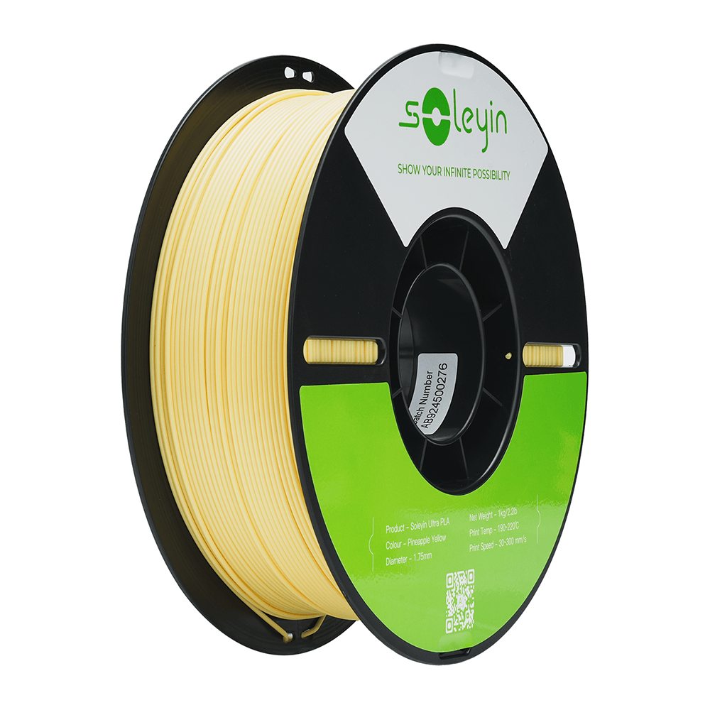 CrealityUAE Soleyin Ultra PLA Pineapple Yellow Creality Filament 1KG 1.75MM