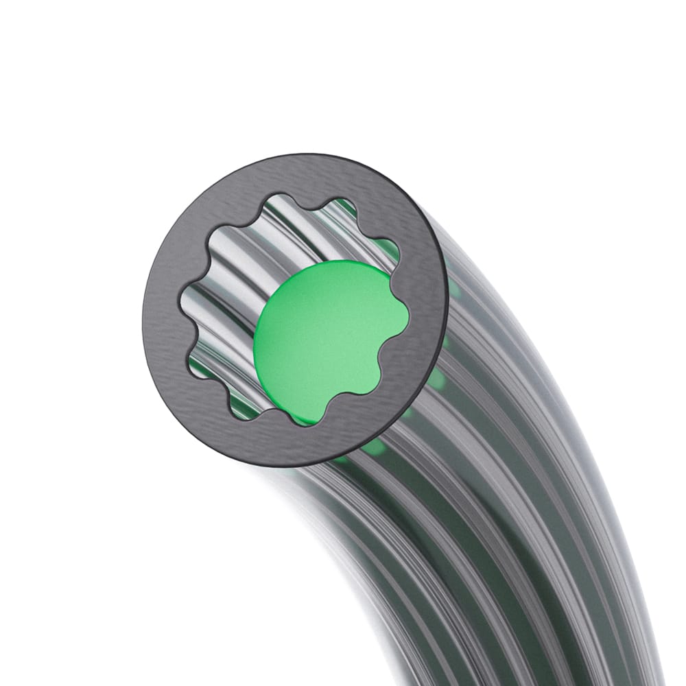CrealityUAE Creality Low-Resistance Star-Shaped PTFE Tube-4m