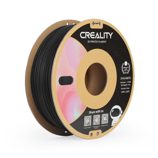 CrealityUAE FILAMENT CREALITY CR PLA MATTE Black 1KG 1.75MM