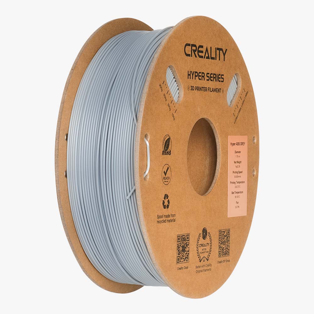 CrealityUAE FILAMENT CREALITY HYPER ABS Grey1KG 1.75MM (Available)