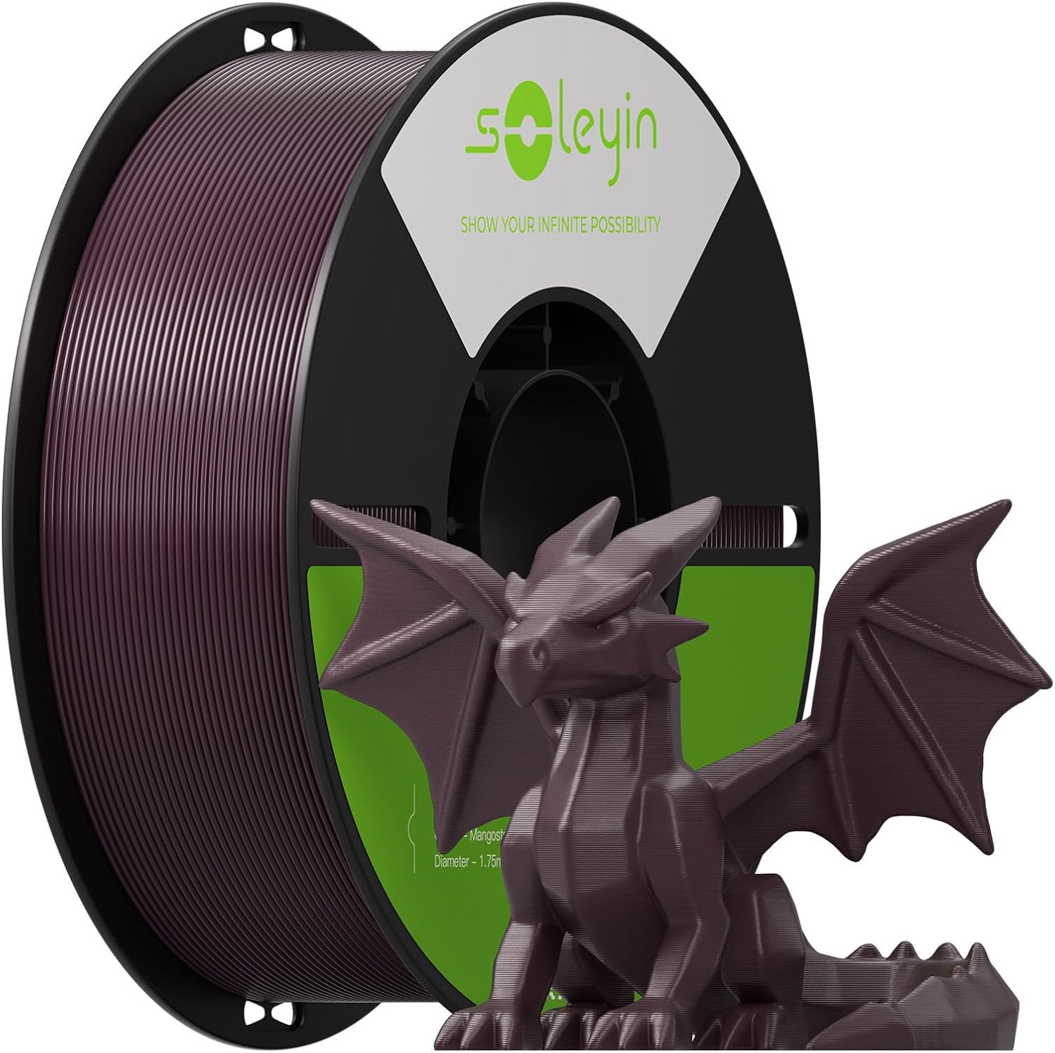 CrealityUAE Soleyin Basic PETG Mangosteen Purple