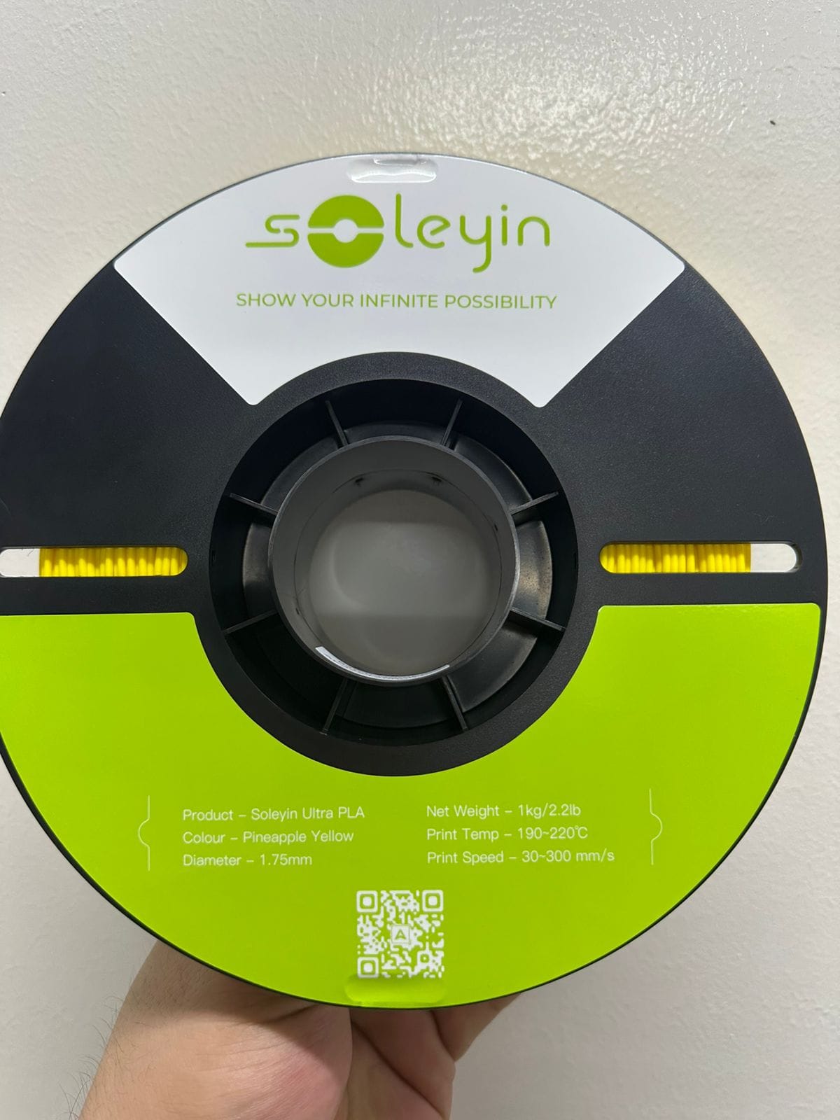 CrealityUAE Soleyin-Ultra PLA Pineapple Yellow