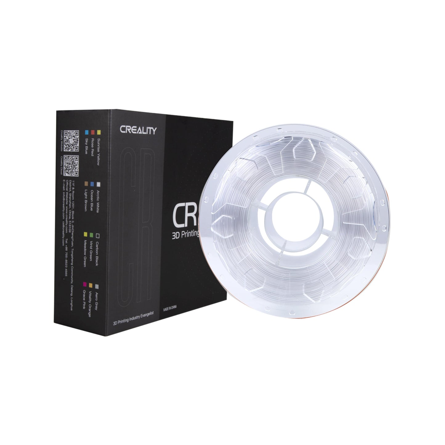 CrealityUAE FILAMENT CREALITY CR PETG TRANSPARENT 1KG 1.75MM