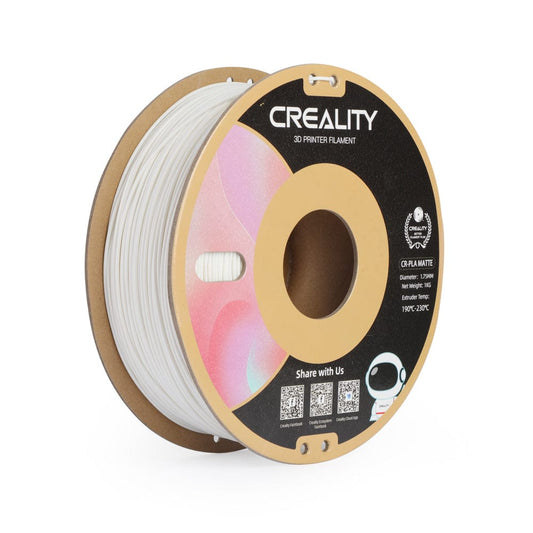 CrealityUAE FILAMENT CREALITY CR PLA MATTE GYPSUM WHITE 1KG 1.75MM