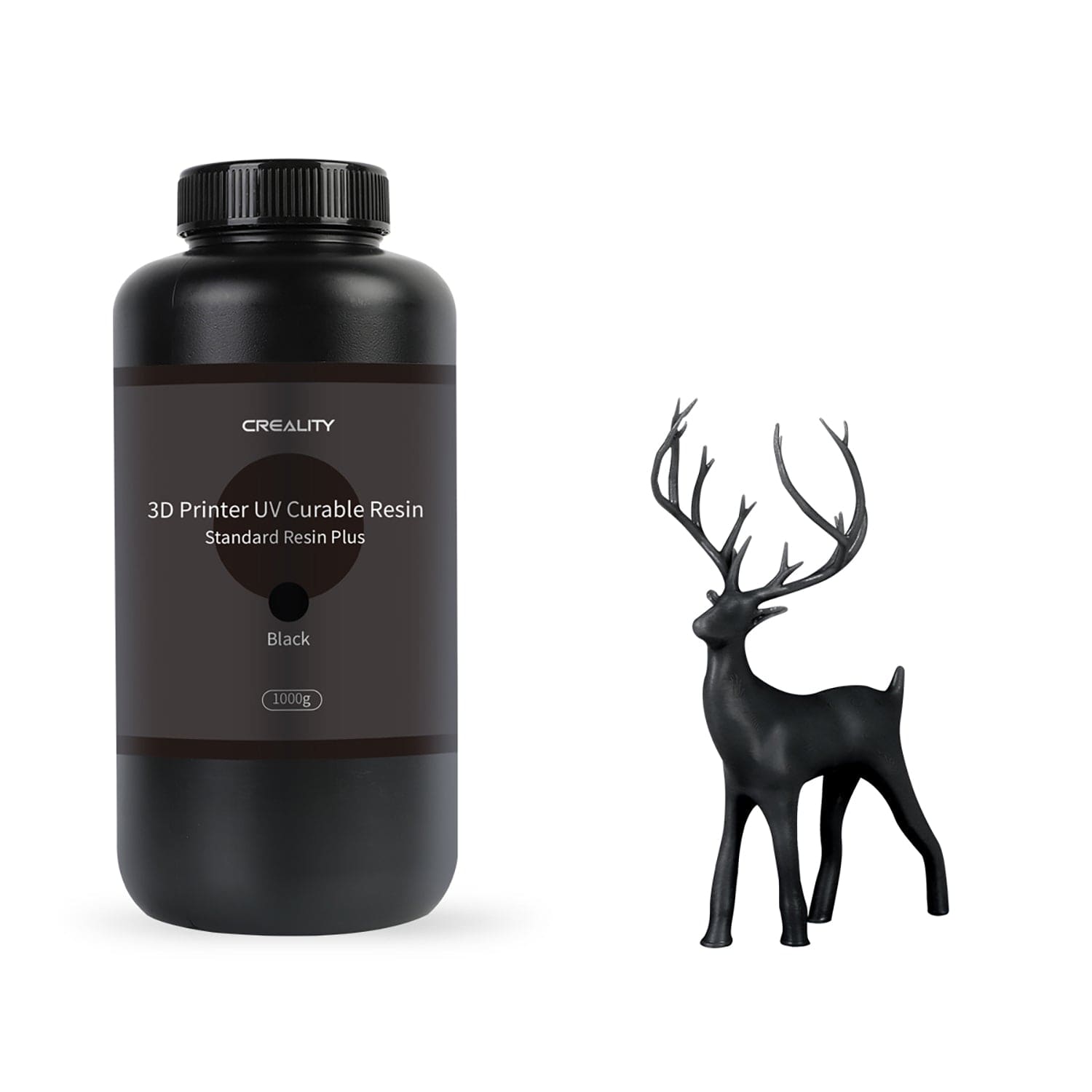 CrealityUAE LCD Standard Resin Plus Black 1kg